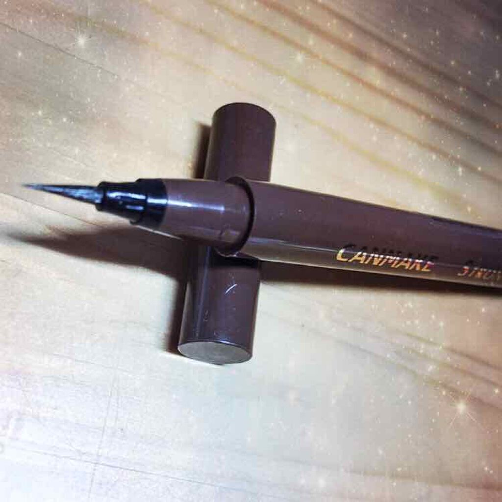 ストロングアイズライナー/キャンメイク/リキッドアイライナーを使ったクチコミ(1枚目)