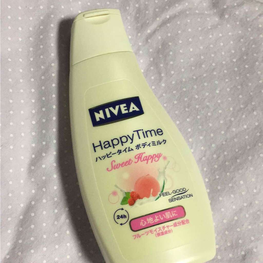 ハッピータイムボディミルク スウィートハッピー/ニベア/ボディミルクを使ったクチコミ（1枚目）