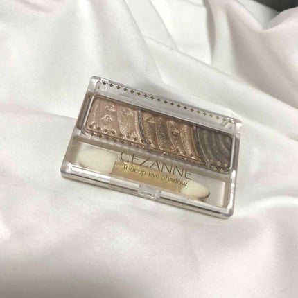 トーンアップアイシャドウ/CEZANNE/アイシャドウパレットを使ったクチコミ(1枚目)