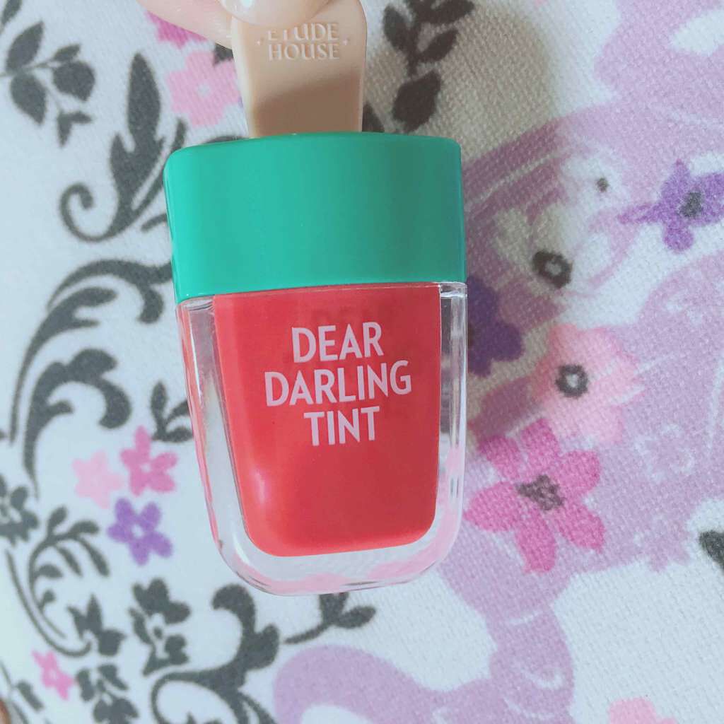 ディアダーリン ウォータージェルティント (アイスティント)/ETUDE/口紅を使ったクチコミ(1枚目)