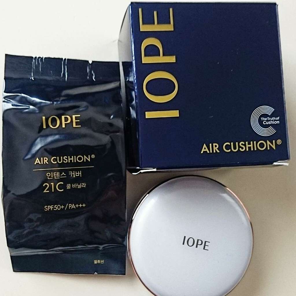 エアクッション インテンスカバー/IOPE/クッションファンデーションを使ったクチコミ(1枚目)