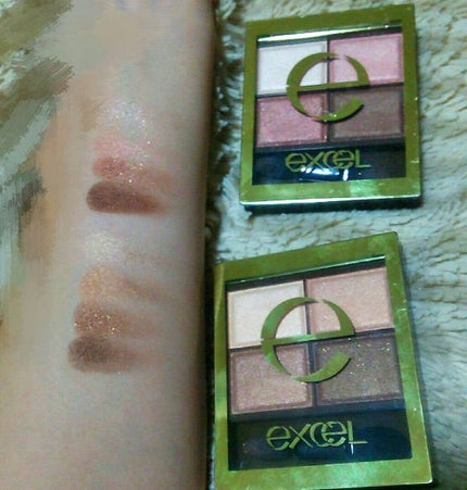 スキニーリッチシャドウ/excel/アイシャドウパレットを使ったクチコミ(2枚目)
