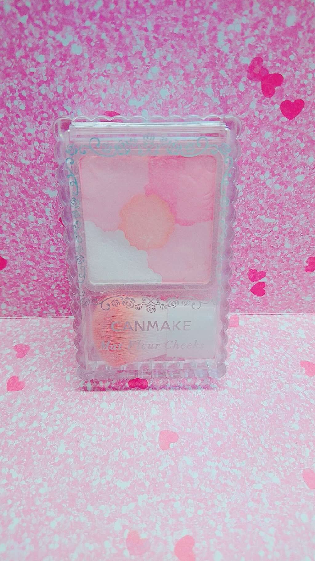 グロウフルールチークス/キャンメイク/パウダーチークを使ったクチコミ(1枚目)