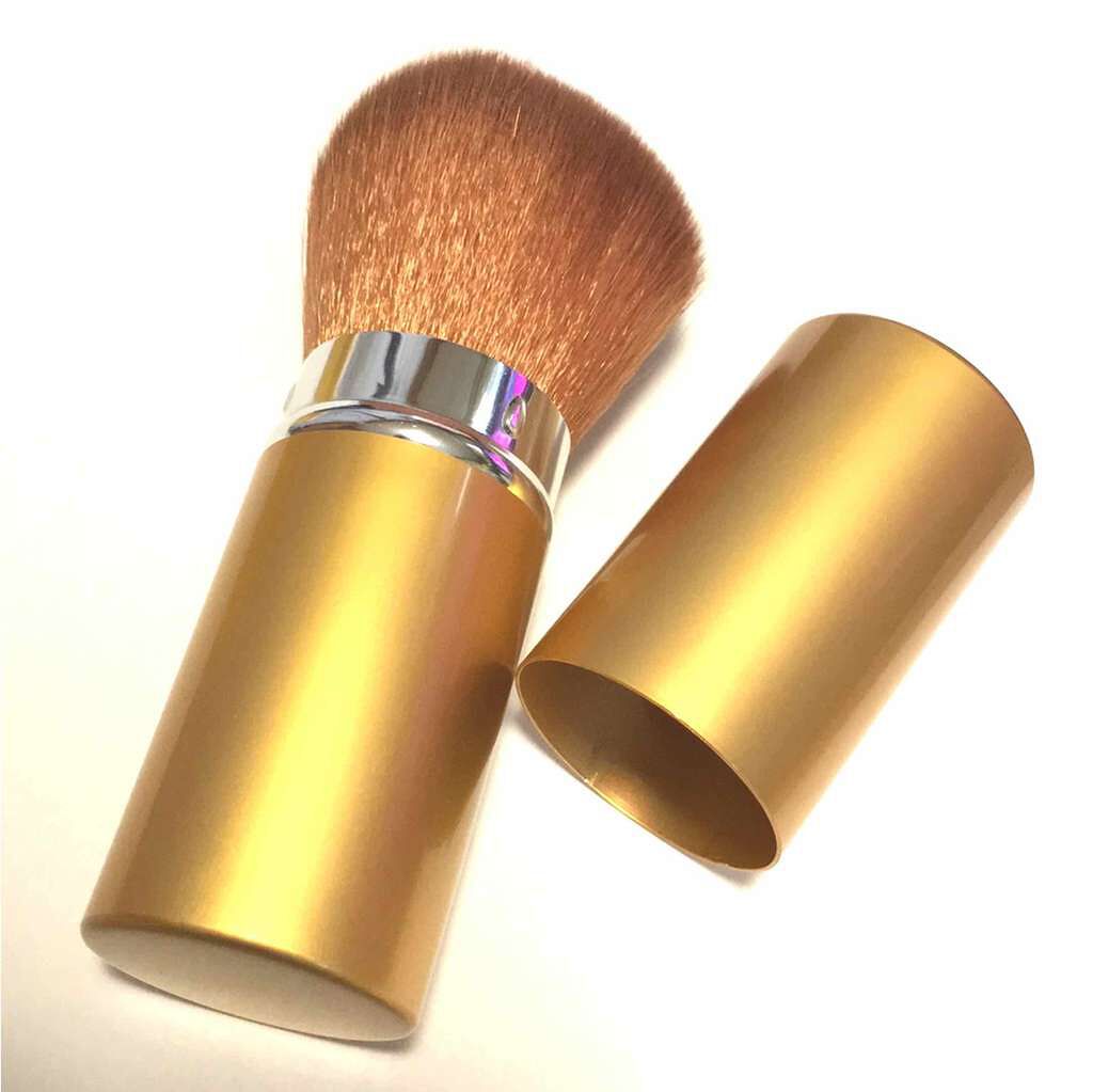 ごくふわっ春姫スライド式携帯メイクブラシ/DAISO/メイクブラシを使ったクチコミ（1枚目）