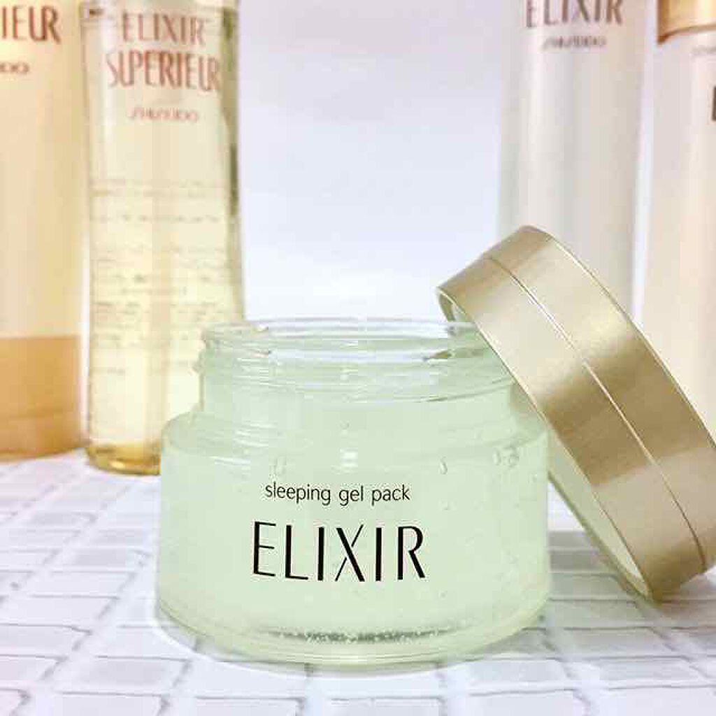 シュペリエル スリーピングジェルパック W/エリクシール/フェイスクリームを使ったクチコミ(1枚目)