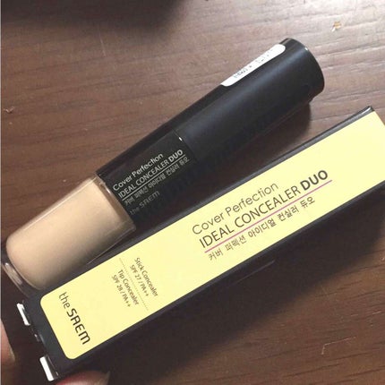 カバーパーフェクション アイディールコンシーラー デュオ/the SAEM/スティックコンシーラーを使ったクチコミ(1枚目)