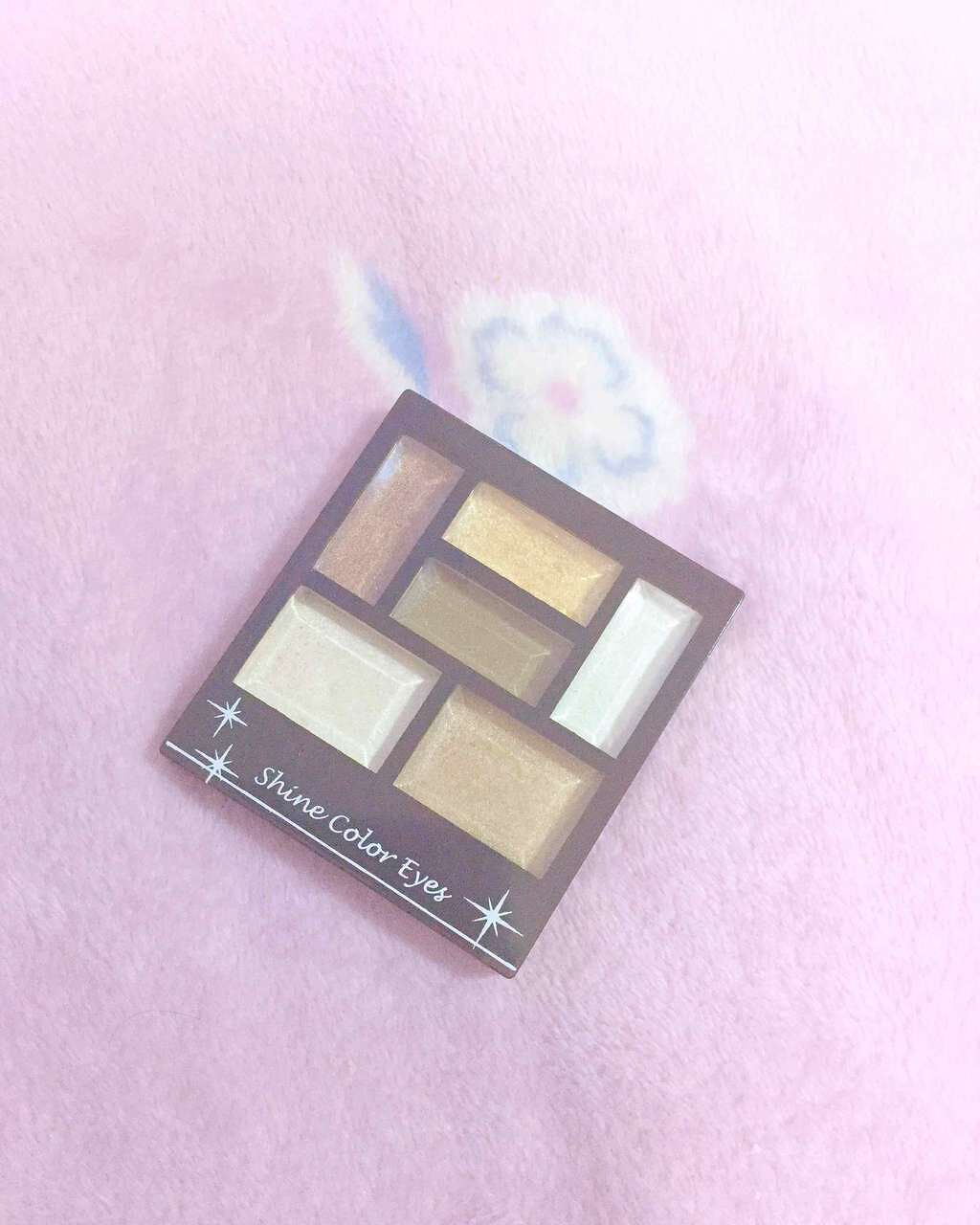 エルファー シャインカラーアイズ/DAISO/アイシャドウパレットを使ったクチコミ(1枚目)