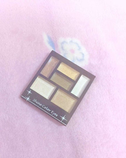 エルファー シャインカラーアイズ/DAISO/アイシャドウパレットを使ったクチコミ(1枚目)