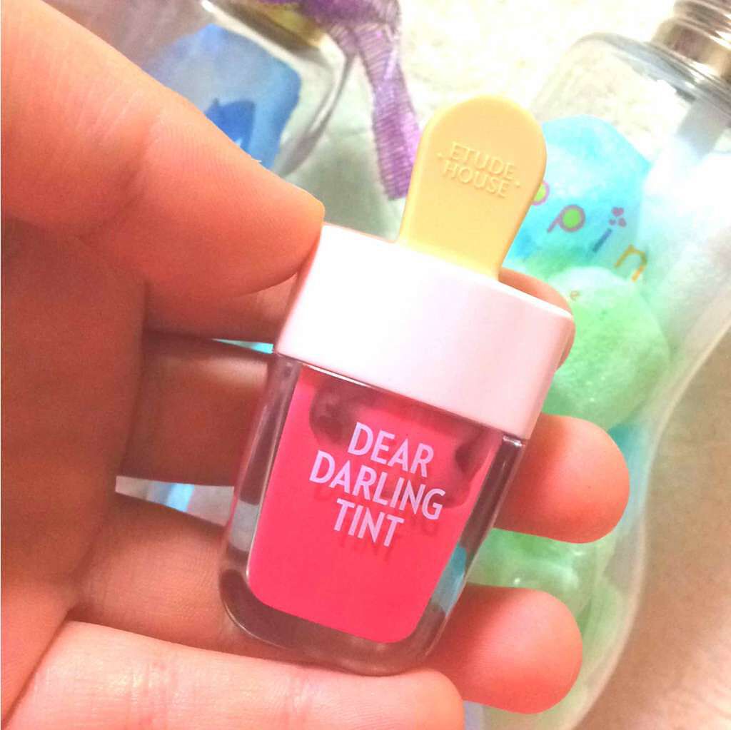 ディアダーリン ウォータージェルティント （アイスティント）/ETUDE/口紅を使ったクチコミ（1枚目）