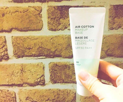 エアコットンメイクアップべース /THE FACE SHOP/化粧下地を使ったクチコミ(1枚目)