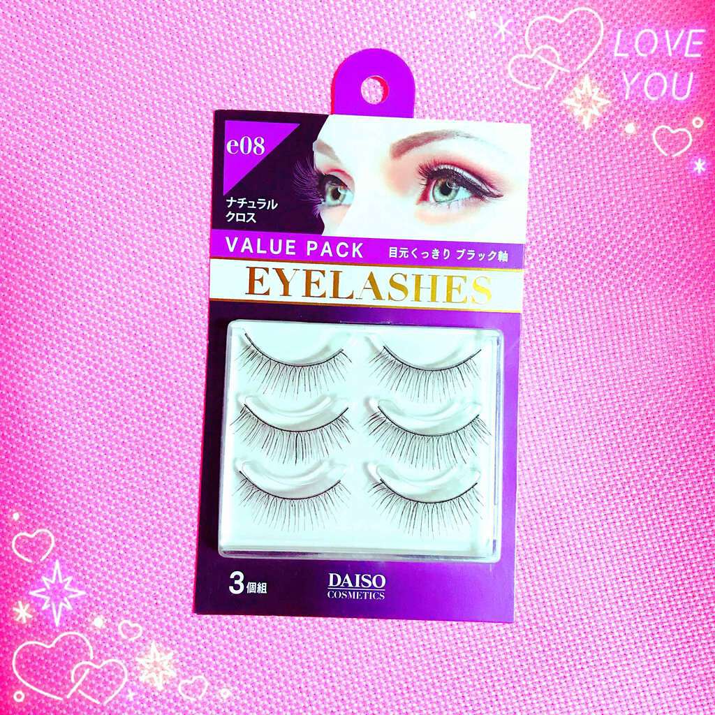 EYELASHES/DAISO/つけまつげを使ったクチコミ(1枚目)