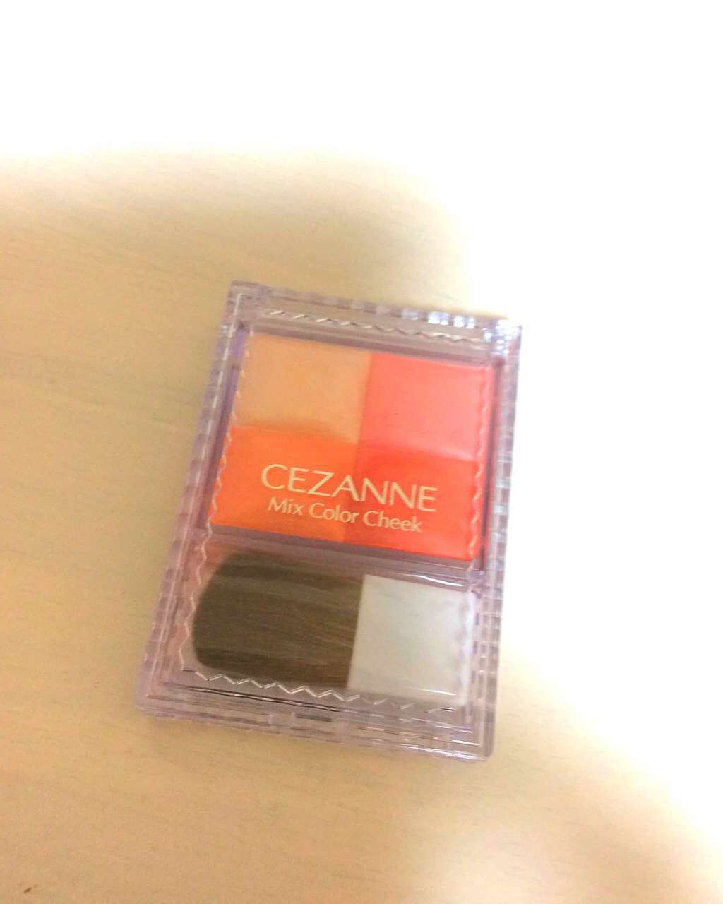 ミックスカラーチーク/CEZANNE/パウダーチークを使ったクチコミ(1枚目)