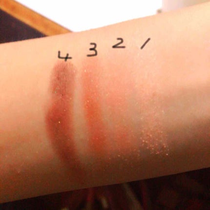 スキニーリッチシャドウ/excel/アイシャドウパレットを使ったクチコミ(3枚目)