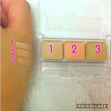 パレットコンシーラー/CEZANNE/パレットコンシーラーを使ったクチコミ(2枚目)