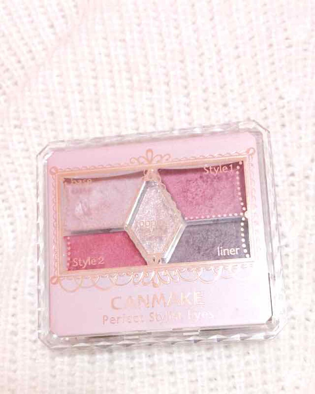 【旧品】パーフェクトスタイリストアイズ/キャンメイク/アイシャドウパレットを使ったクチコミ(1枚目)