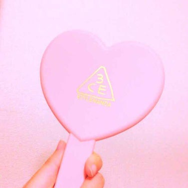 LOVE 3CE heart hand mirror/3CE/その他化粧小物を使ったクチコミ（1枚目）