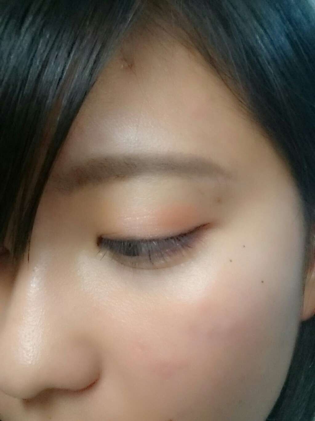 春姫ブラシ付きアイシャドウチップ/DAISO/メイクブラシを使ったクチコミ（3枚目）