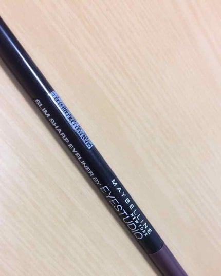 アイステュディオ スリム アイライナー/MAYBELLINE NEW YORK/ペンシルアイライナーを使ったクチコミ(1枚目)