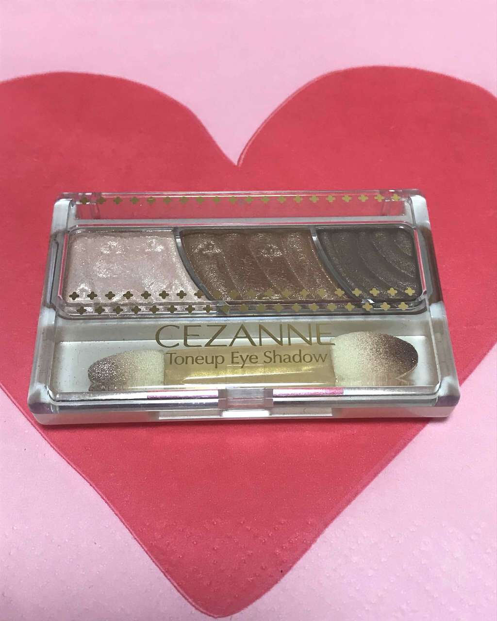 トーンアップアイシャドウ/CEZANNE/アイシャドウパレットを使ったクチコミ(1枚目)