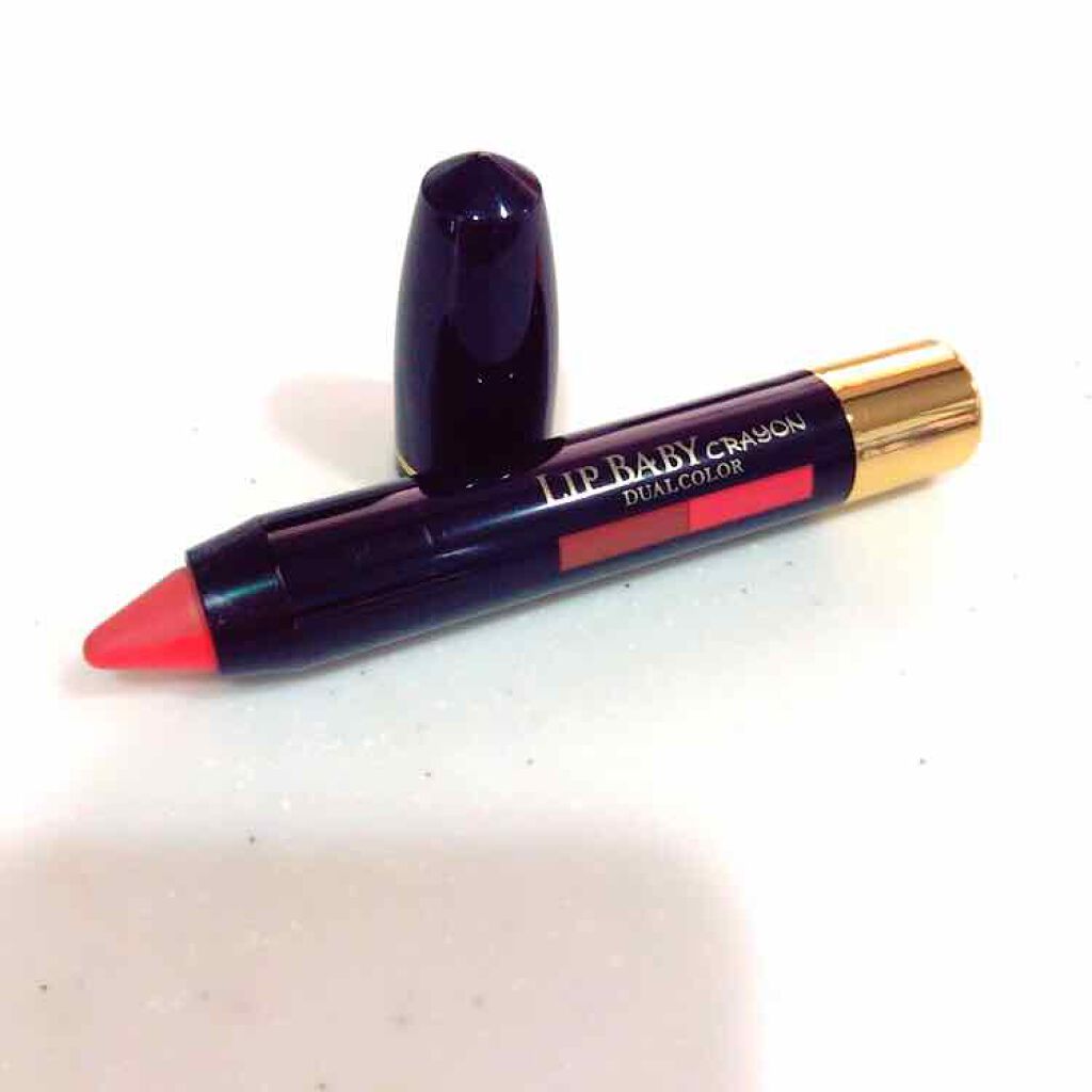 リップベビークレヨン デュアルカラー/メンソレータム/口紅を使ったクチコミ(1枚目)