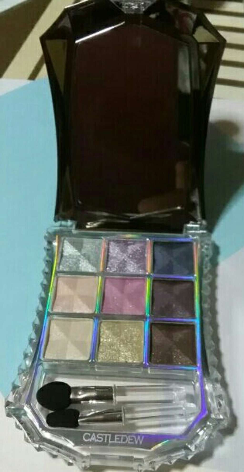 ダイヤカットアイズ(9色)/キャッスルデュー(CASTLEDEW)/アイシャドウパレットを使ったクチコミ（2枚目）
