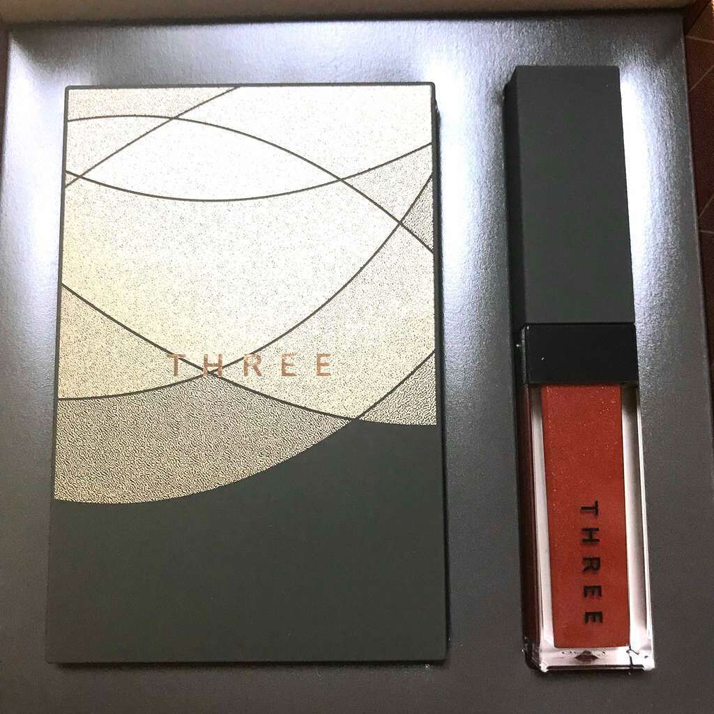 シマリング リップジャム/THREE/リップグロスを使ったクチコミ(2枚目)