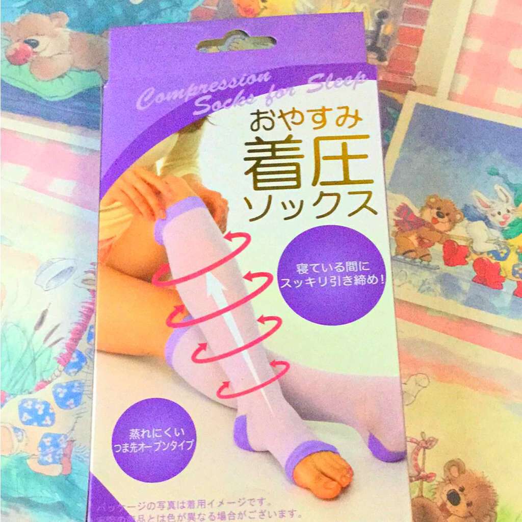 おやすみ着圧ソックス/ドン・キホーテ/着圧ソックス・レギンスを使ったクチコミ（1枚目）