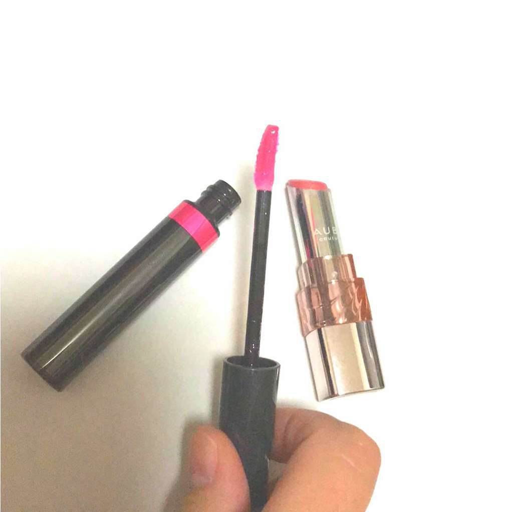 ロングキープルージュ/AUBE/口紅を使ったクチコミ(2枚目)