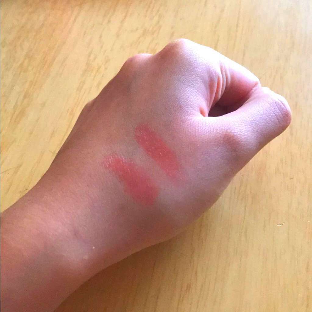 ラスティンググロスリップ/CEZANNE/口紅を使ったクチコミ（3枚目）