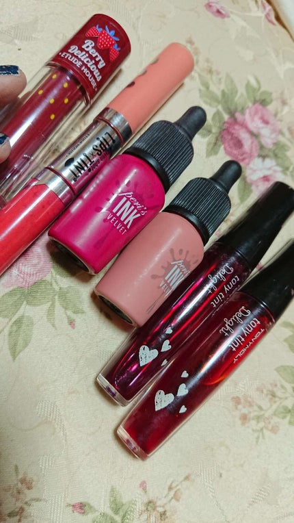 ベリーデリシャス カラーイン リキッドリップジューシー/ETUDE/口紅を使ったクチコミ(1枚目)