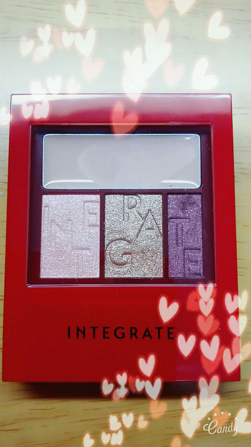 アクセントカラーアイズ CC/インテグレート/アイシャドウパレットを使ったクチコミ(1枚目)