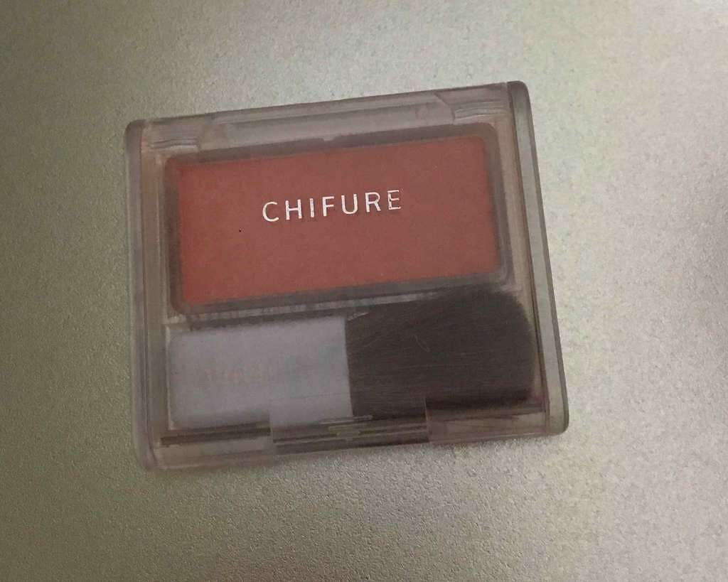 チーク カラー(ブラシ付)/ちふれ/パウダーチークを使ったクチコミ(1枚目)