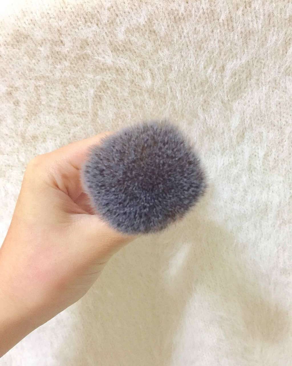 春姫 ファンデーションブラシ/DAISO/メイクブラシを使ったクチコミ(3枚目)