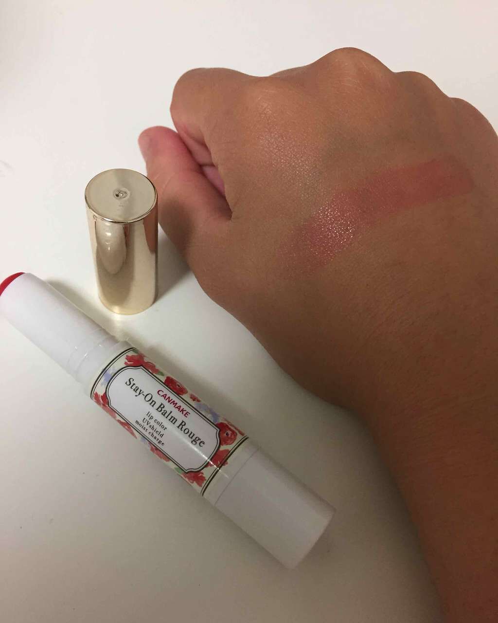 ステイオンバームルージュ/キャンメイク/口紅を使ったクチコミ(2枚目)