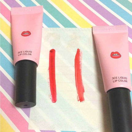 リキッドリップカラー/3CE/口紅を使ったクチコミ(2枚目)