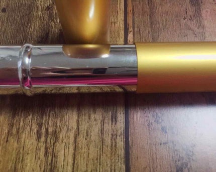 ごくふわっ春姫スライド式携帯メイクブラシ/DAISO/メイクブラシを使ったクチコミ(2枚目)