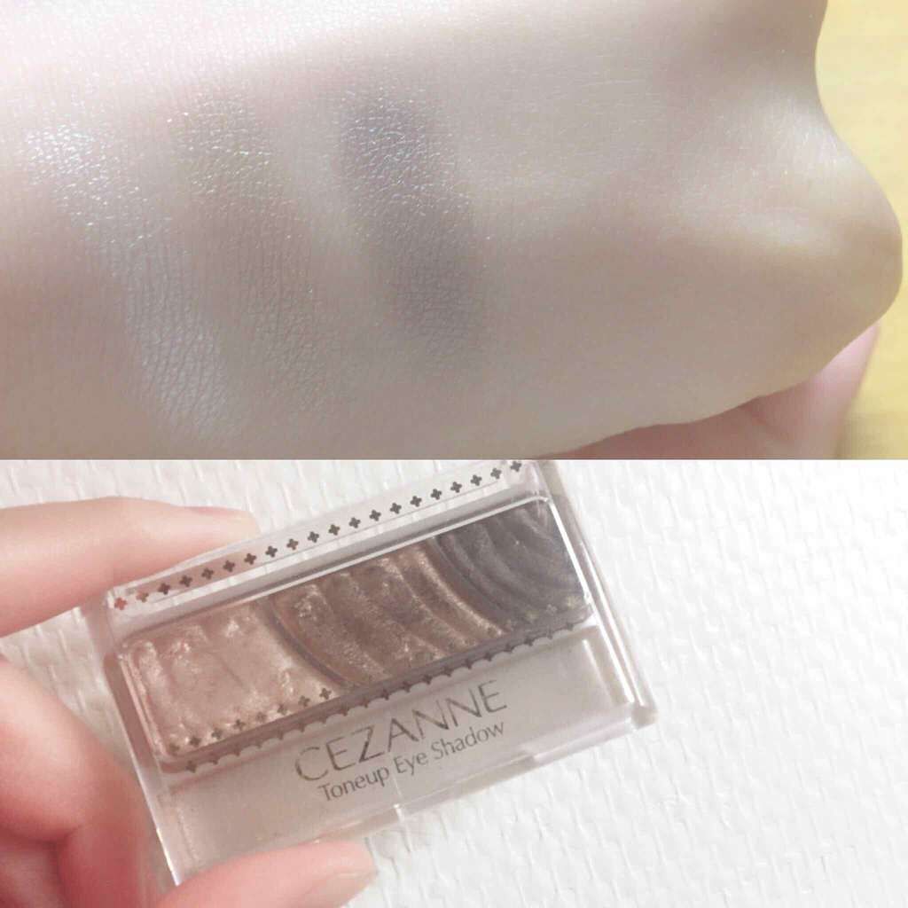 トーンアップアイシャドウ/CEZANNE/アイシャドウパレットを使ったクチコミ(1枚目)