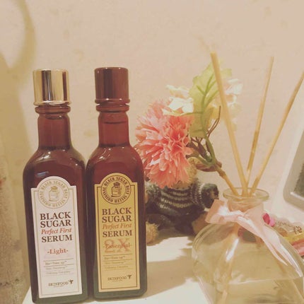 ブラックシュガー パーフェクトファーストセラム2X  エッセンシャル(旧)/SKINFOOD/美容液を使ったクチコミ(1枚目)