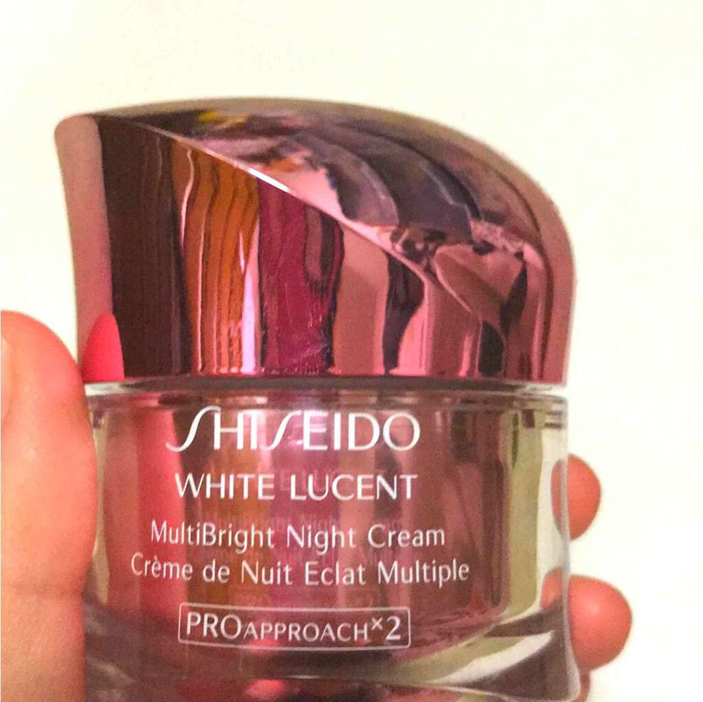 ホワイトルーセントマルチブライトナイトクリーム/SHISEIDO/フェイスクリームを使ったクチコミ(1枚目)