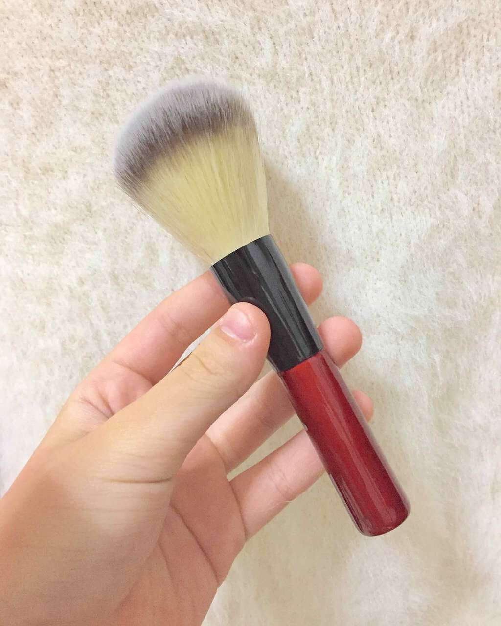 春姫 ファンデーションブラシ/DAISO/メイクブラシを使ったクチコミ(2枚目)