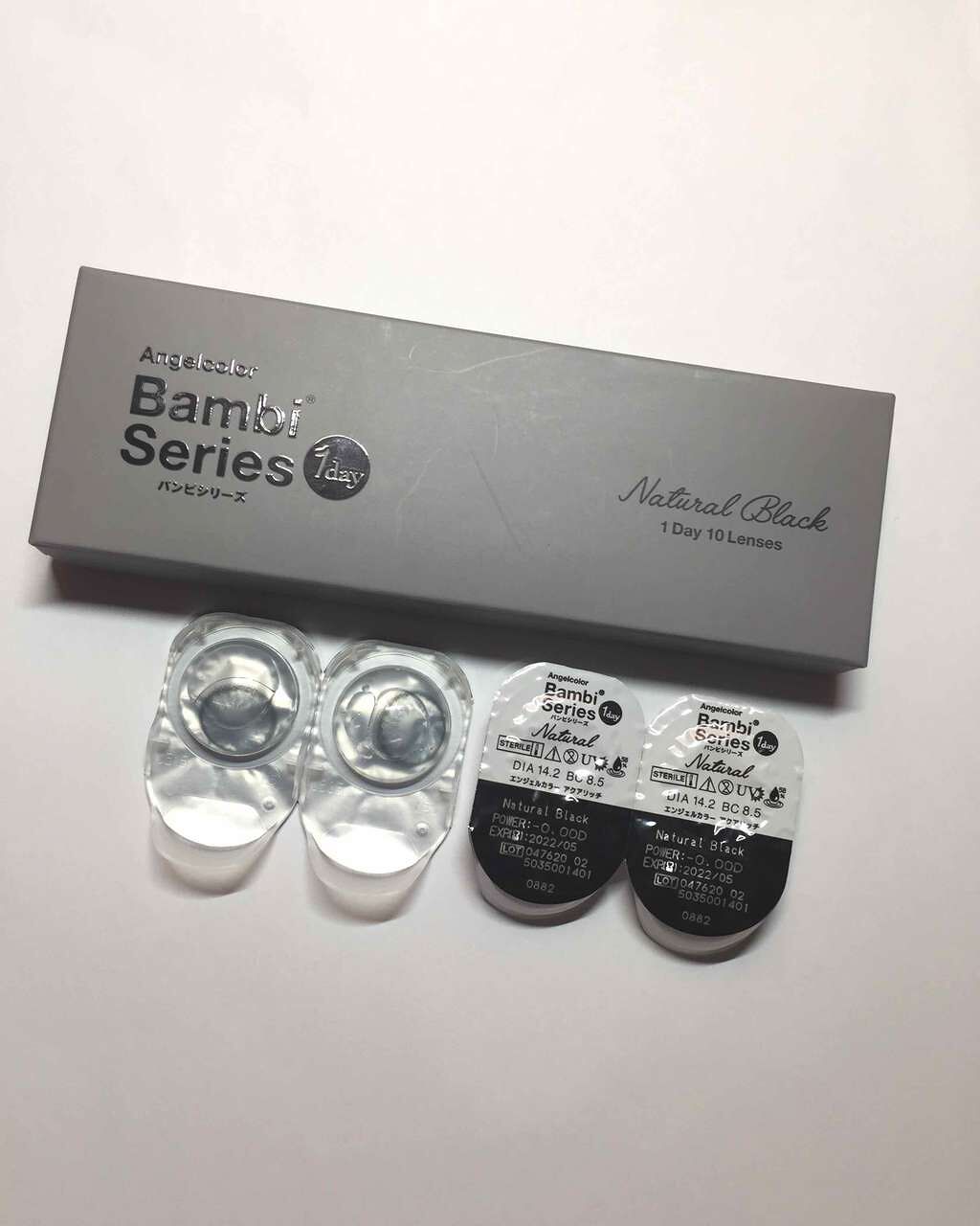 バンビシリーズ ワンデー ナチュラル/AngelColor/ワンデー（１DAY）カラコンを使ったクチコミ（1枚目）