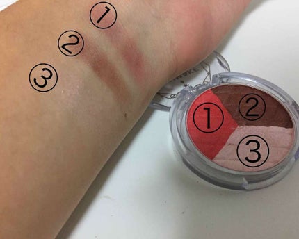 アイニュアンス/キャンメイク/アイシャドウパレットを使ったクチコミ(2枚目)