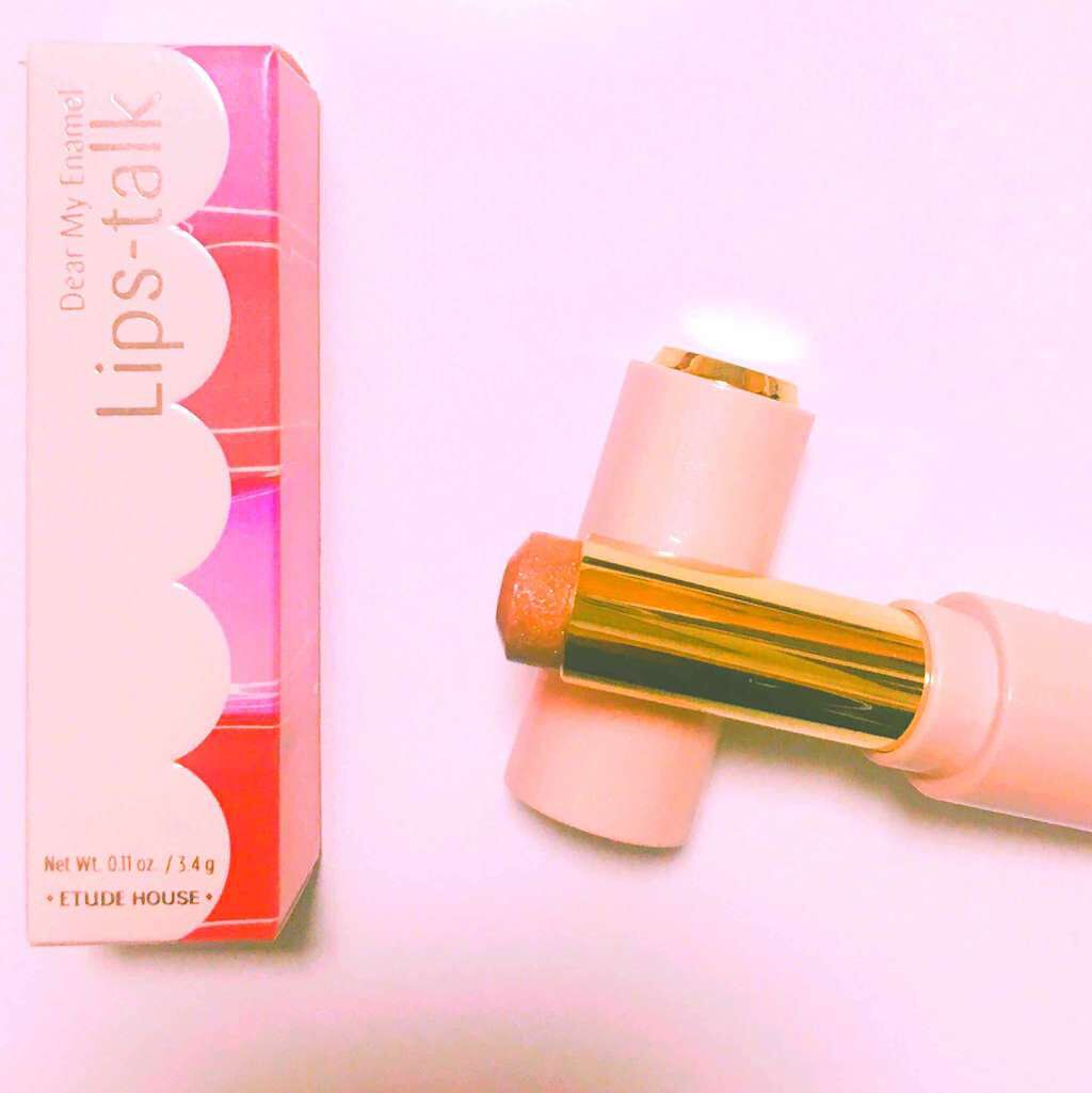 ディア マイエナメル リップトーク/ETUDE/口紅を使ったクチコミ(1枚目)