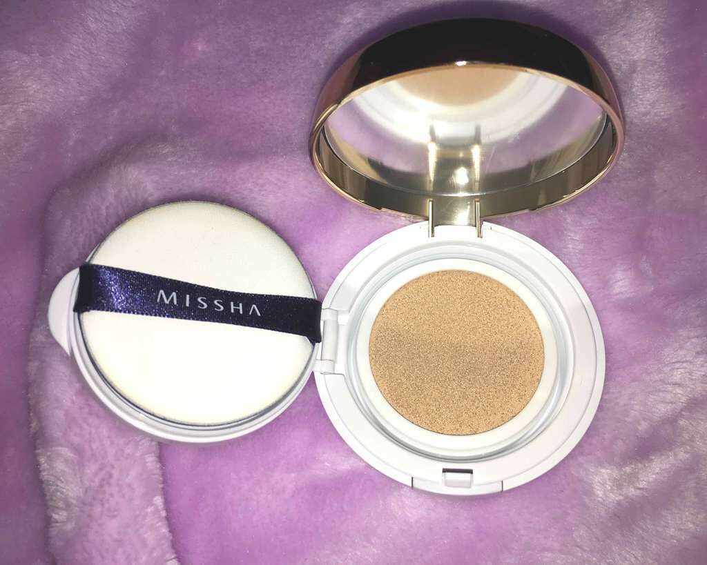 M クッション ファンデーション(モイスチャー)/MISSHA/クッションファンデーションを使ったクチコミ(2枚目)