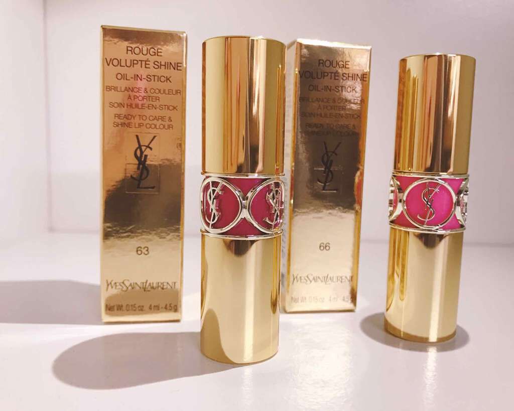 ルージュ ヴォリュプテ シャイン/YVES SAINT LAURENT BEAUTE/口紅を使ったクチコミ(1枚目)
