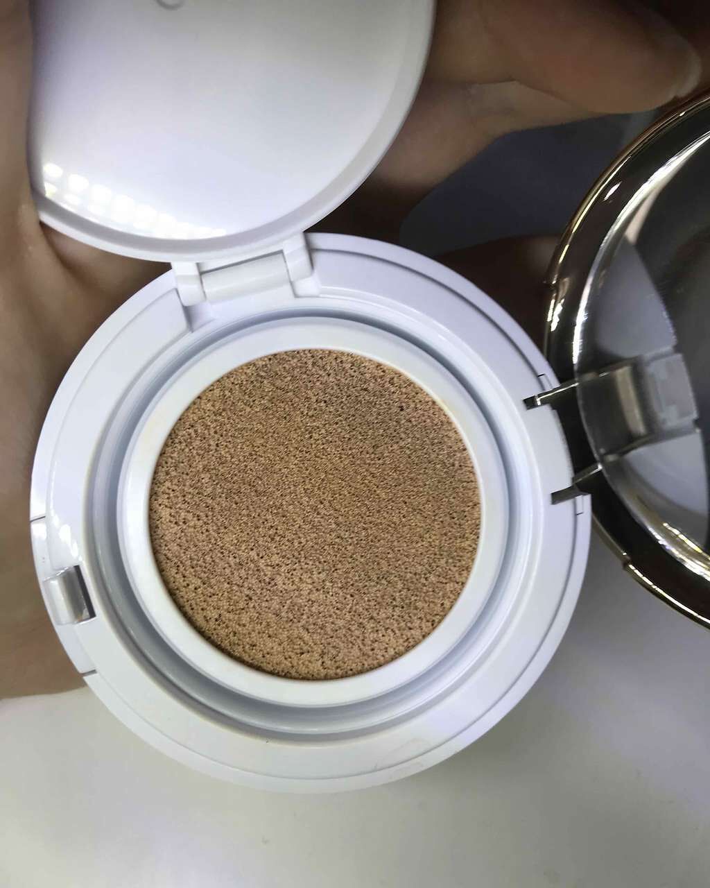 M クッション ファンデーション(モイスチャー)/MISSHA/クッションファンデーションを使ったクチコミ(2枚目)