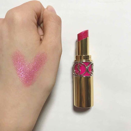 ルージュ ヴォリュプテ シャイン/YVES SAINT LAURENT BEAUTE/口紅を使ったクチコミ(2枚目)