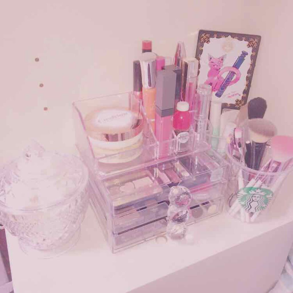 3段式クリアーケース/DAISO/その他化粧小物を使ったクチコミ(1枚目)