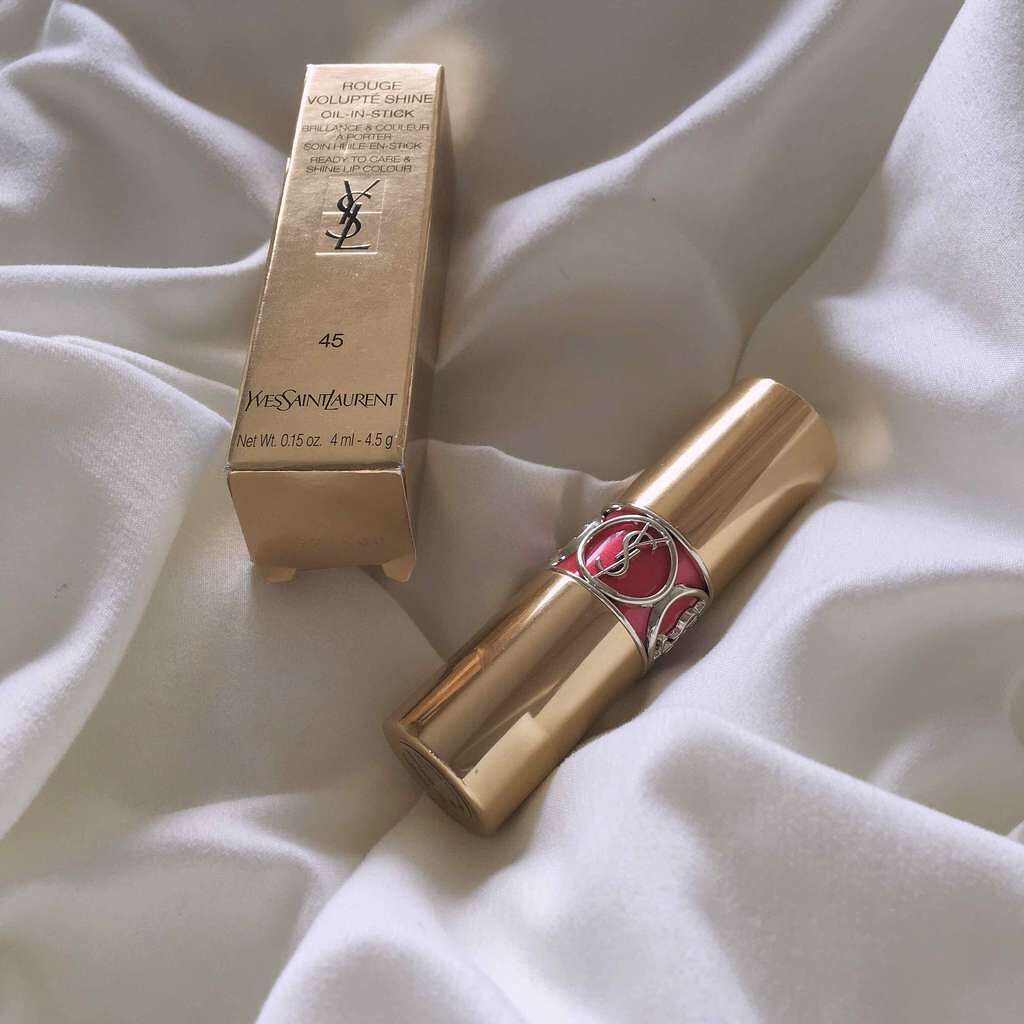 ルージュ ヴォリュプテ シャイン/YVES SAINT LAURENT BEAUTE/口紅を使ったクチコミ(1枚目)