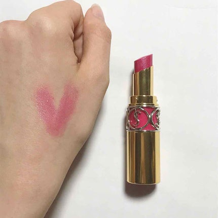 ルージュ ヴォリュプテ シャイン/YVES SAINT LAURENT BEAUTE/口紅を使ったクチコミ(2枚目)